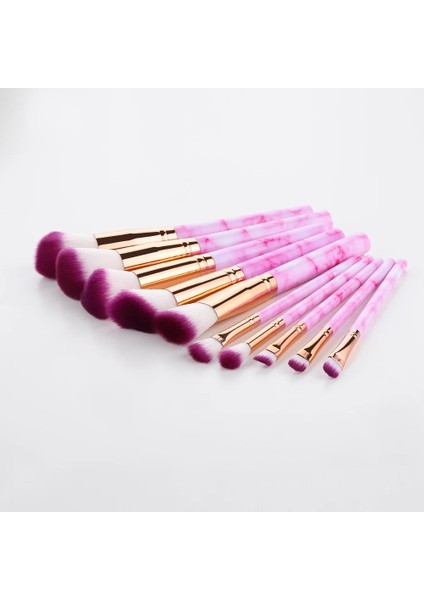 8 Adet Pembe Fld Makyaj Fırçaları Çok Fonksiyonlu Makyaj Fırçası Kapatıcı Göz Farı Fondöten Akeup Fırça Seti Aracı Pincel Maquiagem (Yurt Dışından)