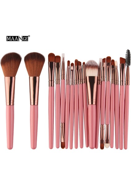 18 Adet Fk Maange Profesyonel Osmetic Makyaj Fırçası Fondöten Göz Farı Dudak Makyaj Göz Fırçaları Seti Kiti Pinceaux Maquillage (Yurt Dışından)