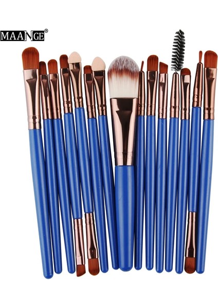 Çikolata Maange Profesyonel Osmetic Makyaj Fırçası Fondöten Göz Farı Dudak Makyaj Göz Fırçaları Seti Kiti Pinceaux Maquillage (Yurt Dışından)