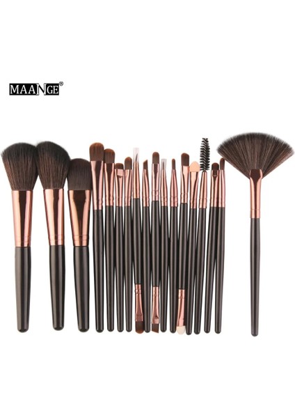 Çikolata Maange Profesyonel Osmetic Makyaj Fırçası Fondöten Göz Farı Dudak Makyaj Göz Fırçaları Seti Kiti Pinceaux Maquillage (Yurt Dışından) indirimleri