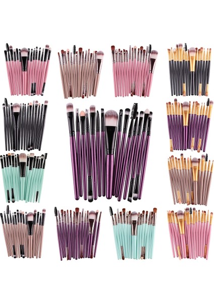Ingiltere Pro Adet Makyaj Fırçaları Seti Pudra Fondöten Göz Farı Kirpik Eyeliner Dudak Makyaj Fırçası Aracı Kalem Maquiagem Sıcak Satış (Yurt Dışından)