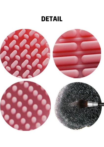 Pembe Kalp Makyaj Fırçası Temizleyici Yıkama Fırçası Pedi Temizleme Matı Kozmetik Fırça Temizleyici Evrensel Makyaj Aracı Scrubber Kutusu (Yurt Dışından) indirimleri