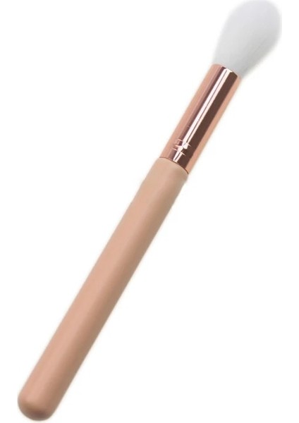 Pembe 1 Adet F35 - Tapered Vurgulayıcı Mükemmel Profesyonel Bireysel Yüz Fırçası Kozmetik Makyaj Fırçası Pembe Saplı Siyah (Yurt Dışından)