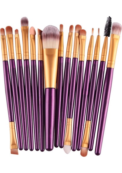 Zj Maange Pro Adet Makyaj Fırçaları Seti Göz Farı Fondöten Pudra Eyeliner Kirpik Dudak Makyaj Fırçası Kozmetik Güzellik Aracı Kiti (Yurt Dışından)