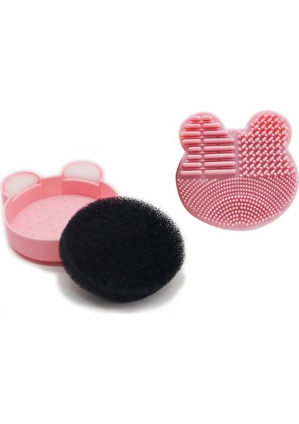Açık Yeşil Kedi Makyaj Fırçası Temizleyici Yıkama Fırçası Pedi Temizleme Matı Kozmetik Fırça Temizleyici Evrensel Makyaj Aracı Scrubber Kutusu (Yurt Dışından) fiyatları