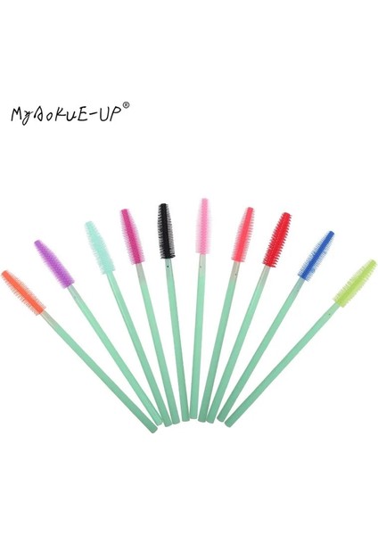 AA109-05 Licone Maskara Değneklerini Aplikatör Tek Kullanımlık Kirpik Fırçaları Tarak Güzellik Makyaj Fırçası Kadınlar Için Kirpik Uzatma Araçları (Yurt Dışından)