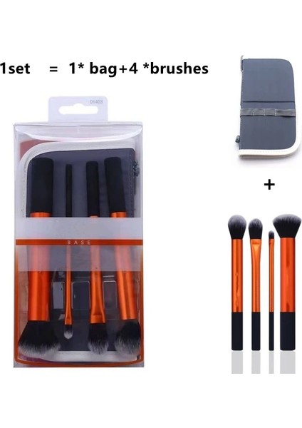 1 Takım Çantalı Sıcak Satış Makyaj Fırça Seti Brochas De Maquillaje Pinceaux De Maquillage Makyaj Fırçaları Pudra Fondöten Fırçası Makyaj Fırça Seti (Yurt Dışından)
