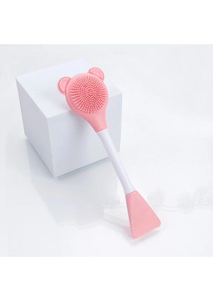 Pembe 1 Adet Yüz Maskesi Fırça Silikon Jel Yüz Maskesi Dıy Fırçalar Orijinal Yumuşak Moda Güzellik Kadın Cilt Yüz Bakımı Ev Makyaj Araçları (Yurt Dışından)