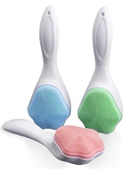 gr Tarzı Sevimli Silikon Yüz Scrubber Manuel Yüz Derin Temizleme Fırçası Makyaj Temizleme Siyah Nokta Gözenek Peeling Aracı (Yurt Dışından) indirimleri