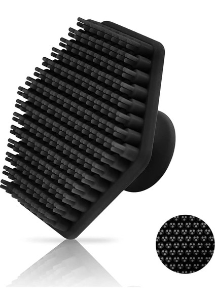 Siyah Stil Erkekler Yüz Temizleme Fırçası Scrubber Silikon Minyatür Yüz Derin Temiz Tıraş Masaj Yüz Tahta Fırçası Yüz Temizleyici Cilt Bakımı (Yurt Dışından)