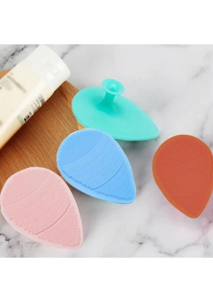Pembe Tarzı Silikon Su Damlası Şekli Yüz Scrubber Manuel Yüz Derin Temizleme Pedi Emme Kolu ile Siyah Nokta Temizleme Aracı (Yurt Dışından) indirimleri