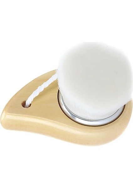 Beyaz Stil Ahşap Saplı Yüz Temizleme Fırçası Yumuşak Cilt Gözenek Siyah Nokta Derin Temizleyici Yüz Fırçası Yüz Masajı Cilt Bakımı Güzellik Araçları (Yurt Dışından)