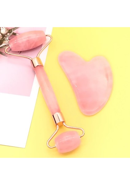 No.2 Tarzı Gül Yeşim Rulo Guasha Guaj Kazıyıcı Seti Doğal Kristal Taş Gua Sha Kurulu Yüz Masajı Cilt Bakımı Güzellik Aracı (Yurt Dışından) fiyatları