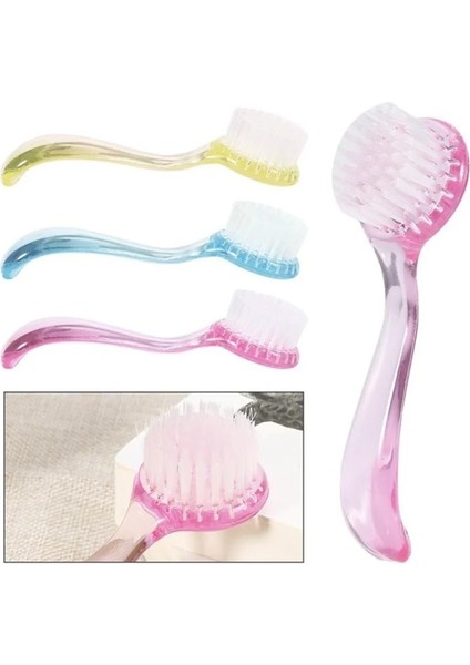 Pembe Tarzı 1 Adet Yumuşak Tırnak Fırçası Tırnak Sanat Jeli Toz Toz Temiz Sökücü Fırça Plastik Saplı Tırnak Bakımı Yuvarlak Kafa Makyaj Fırçaları (Yurt Dışından) modelleri
