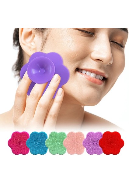 A7 Tarzı Yüz Temizleme Fırçası Silikon Fırça Yüz Peeling Yüz Temizleyici Masaj Fırçası Yüz Yıkama Köpüğü Fırçalama Kadın Güzellik Aracı (Yurt Dışından)