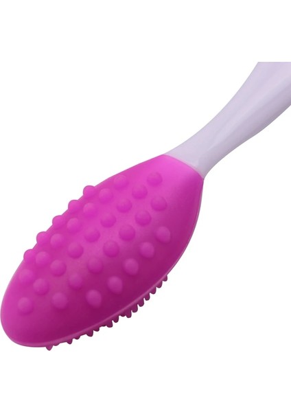 Kırmızı Stil 1 Adet Yumuşak El Silikon Yüz Bakımı Temiz Fırça Exfoliator Siyah Nokta Kaldırma Yüz Temizleme Masaj Fırçası Makyaj Araçları (Yurt Dışından)