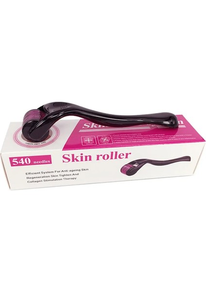 0,5 mm Stili 540 Derma Silindiri Saf Mikro Iğneleme Iğneleri Yüz Için Uzunluk Titanyum Dermoroller Mikroniddle Silindiri (Yurt Dışından)