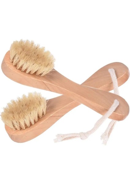 Beyaz Stil Doğal Kıllar Ahşap Yüz Temizleme Fırçası Ahşap Saplı Yüz Temizleyici Siyah Nokta Burun Scrubber Peeling Yüz Cilt Bakımı (Yurt Dışından) fiyatları
