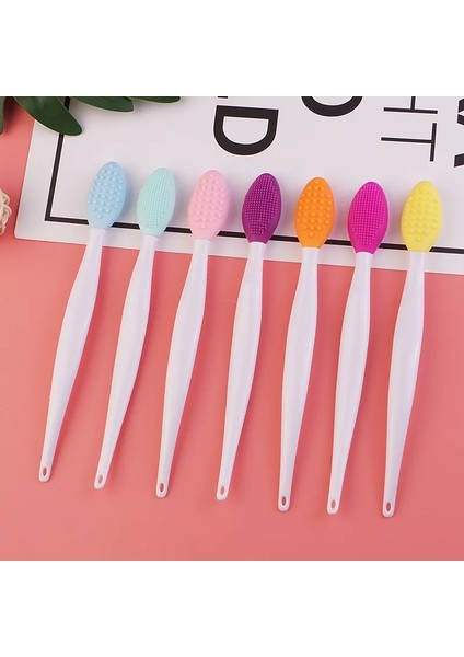 Sarı Stil 1 Adet Güzellik Cilt Bakımı Yıkama Yüz Silikon Fırça Peeling Burun Temiz Siyah Nokta Temizleme Fırçaları Araçları Yedek Kafa ile (Yurt Dışından)