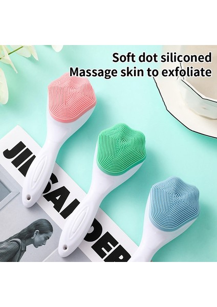 Yeşil Stil Silikon Kedi Pençe Kolu Ayı Palmiye Gözenek Temizleme Yüz Manuel Yüz Derin Temizleme Fırçası Makyaj Siyah Nokta Gözenek Peeling Aracı (Yurt Dışından) fiyatları