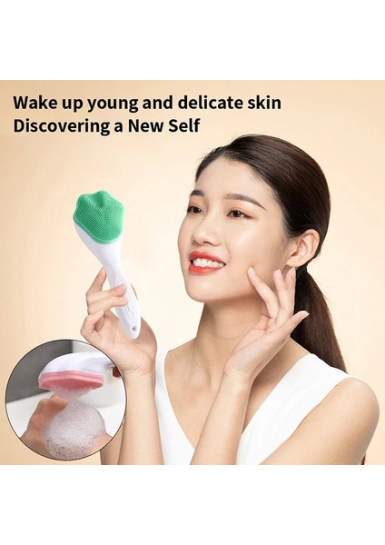 Yeşil Stil Silikon Kedi Pençe Kolu Ayı Palmiye Gözenek Temizleme Yüz Manuel Yüz Derin Temizleme Fırçası Makyaj Siyah Nokta Gözenek Peeling Aracı (Yurt Dışından) modelleri