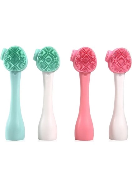 10-Tip2 Tarzı Çift Kafa Yüz Temizleme Fırçası Silikon Yüz Masaj Fırçası Peeling Yüz Temizleyici Cilt Bakımı Araçları Masaj (Yurt Dışından) fiyatları