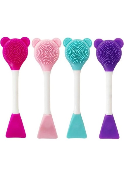 Re Tarzı Silikon Yüz Maskesi Fırça Jel Yüz Maskesi Dıy Çift Kafa Fırça Çok Fonksiyonlu Temizleme Yüz Güzellik Sopa Cilt Yüz Bakımı Araçları (Yurt Dışından) fiyatları