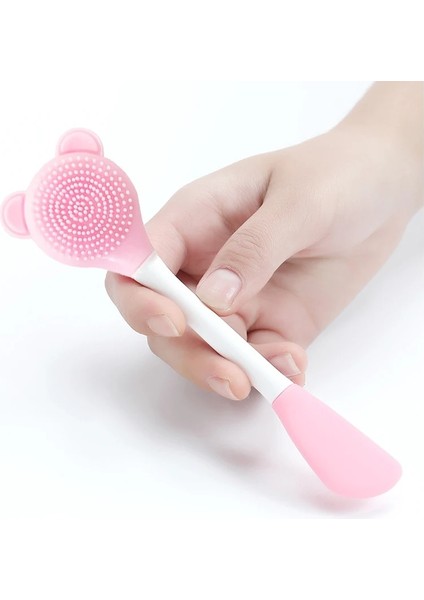 Re Tarzı Silikon Yüz Maskesi Fırça Jel Yüz Maskesi Dıy Çift Kafa Fırça Çok Fonksiyonlu Temizleme Yüz Güzellik Sopa Cilt Yüz Bakımı Araçları (Yurt Dışından) indirimleri