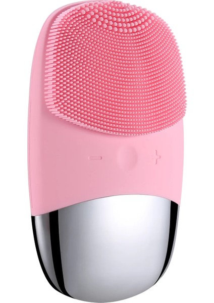 Pembe Tarzı Yeni Elektrikli Yüz Temizleme Fırçası Silikon Titreşimli Masaj Yüz Scrubber Fırça Derin Temizlik Siyah Nokta Remover Peeling (Yurt Dışından)