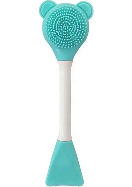 No.4 Stili Çift Başlı Silikon Yüz Temizleme Gözenek Temizleyici Yıkama Fırçası Makyaj Çıkarıcı Leke Sopa Spa Aplikatör Sopa (Yurt Dışından)