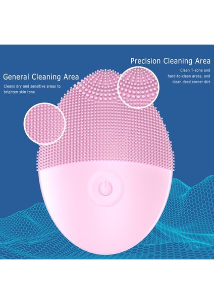 Mavi Stil 1 Adet Yüz Cilt Temiz Gözenek Temizleyici Cihaz Cilt Bakımı Su Geçirmez Silikon Elektrikli Yüz Temizleme Fırçası Temizleyici Peeling Aracı (Yurt Dışından) modelleri