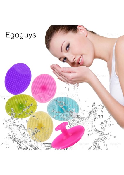 B2 Tarzı Licone Temizleme Fırçası Jel Yıkama Pedi Peeling Siyah Nokta Remover Yüz Derin Temizleyici Yüz Fırçaları Bebek Banyo Masajı (Yurt Dışından)