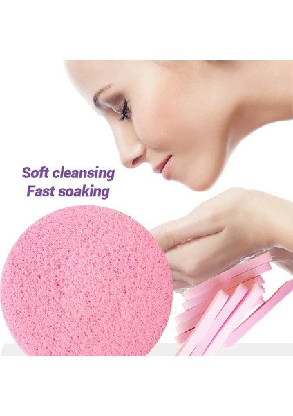 Sarı Stil Makyaj Temizleme Sünger Ped Yumuşak Yüz Süngeri Peeling Mor Yıkama Yuvarlak Sıkıştırılmış Yüz Temizleme Süngeri Kadınlar Kızlar Için (Yurt Dışından) modelleri