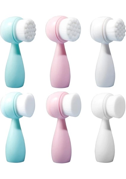 E7CF3TK301001-PK-B Stili Yüz Temizleme Fırçası Scrubber Silikon Manuel Çift Yüz Yıkama Fırçaları Için (Yurt Dışından) fiyatları