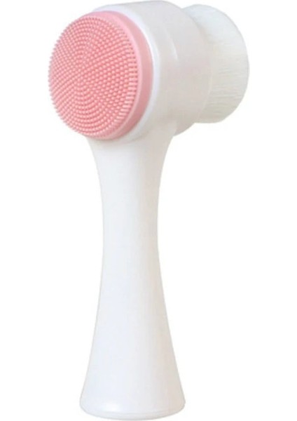 K07-PEMBE Tarzı 3 In1 Elektrikli Yüz Temizleme Fırçası Döner Yüz Fırçası Derin Temizlik Cilt Peeling Su Geçirmez Yüz Masajı Şarj Edilebilir (Yurt Dışından)