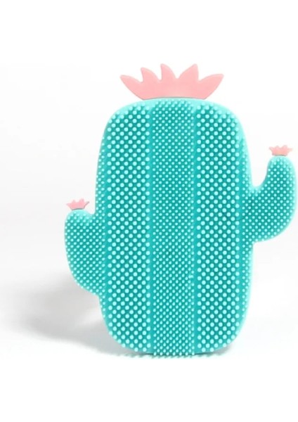 No.4 Stili Yeni Sevimli Kaktüs Silikon Masaj Banyo Fırçası Yüz ve Vücut Fırçalama Araçları Kuru Fırçalama Vücut Fırçası Sabun Net Banyo Süngerleri Banyo Scrubber (Yurt Dışından) indirimleri