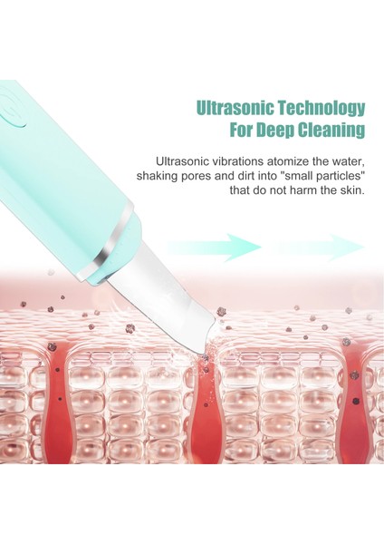Beyaz Stil Şarj Edilebilir Ultrasonik Yüz Temizleme Cilt Ultrason Makinesi Scrubber Temizleyici Titreşim Siyah Nokta Kaldırma Yüz Gözenek Soyma (Yurt Dışından) fiyatları