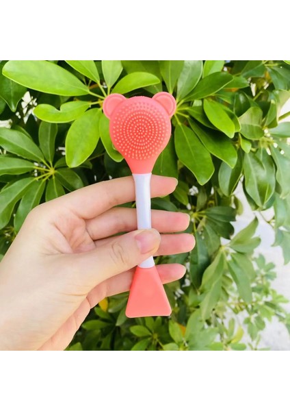 No.2 Tarzı Çift Başlı Silikon Yüz Temizleme Gözenek Temizleyici Yıkama Fırçası Makyaj Çıkarıcı Leke Sopa Spa Aplikatör Sopa (Yurt Dışından)