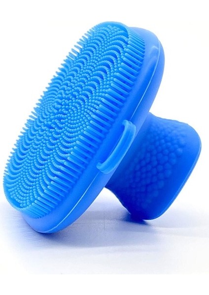 Mavi Stil Silikon Temizleme Fırçası Yıkama Pedi Yüz Peeling Siyah Nokta Yüz Temizleme Fırçası Aracı Yumuşak Derin Temizlik Yüz Fırçası Güzellik (Yurt Dışından)
