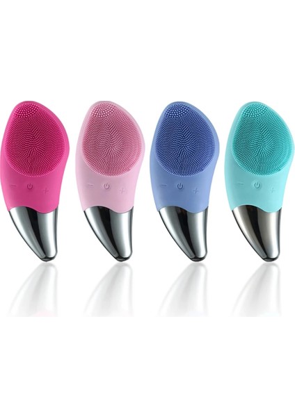 Pembe Tarzı Mini Elektrikli Yüz Temizleme Fırçası Silikon Sonic Yüz Temizleyici Derin Gözenek Temizleme Cilt Masajı Yüz Temizleme Fırçası Cihazı (Yurt Dışından) modelleri
