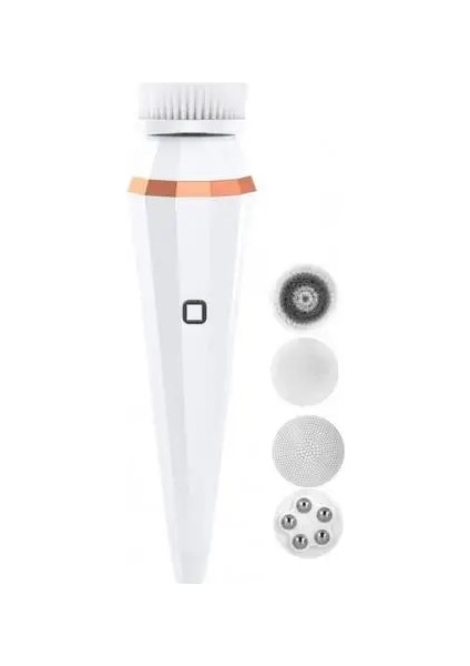 Beyaz Stil 1 Takım Yüz Temizleme Fırçası Kullanımı Kolay Güzellik Aracı Kadın Erkek Yüz Scrubber Için Yumuşak Kıllar Elektrikli Yüz Fırçası (Yurt Dışından)