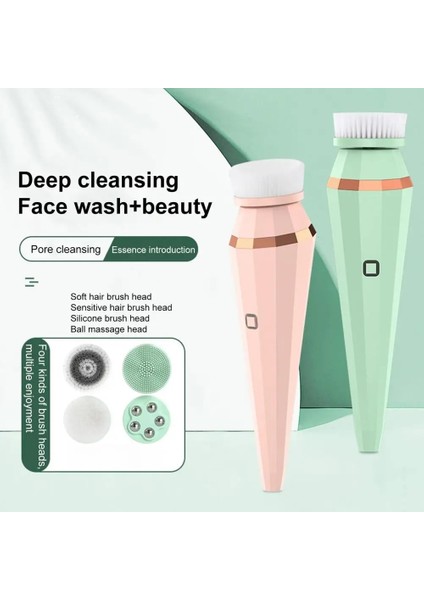 Beyaz Stil 1 Takım Yüz Temizleme Fırçası Kullanımı Kolay Güzellik Aracı Kadın Erkek Yüz Scrubber Için Yumuşak Kıllar Elektrikli Yüz Fırçası (Yurt Dışından) fiyatları