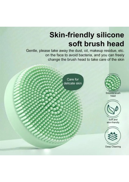 Beyaz Stil 1 Takım Yüz Temizleme Fırçası Kullanımı Kolay Güzellik Aracı Kadın Erkek Yüz Scrubber Için Yumuşak Kıllar Elektrikli Yüz Fırçası (Yurt Dışından) indirimleri