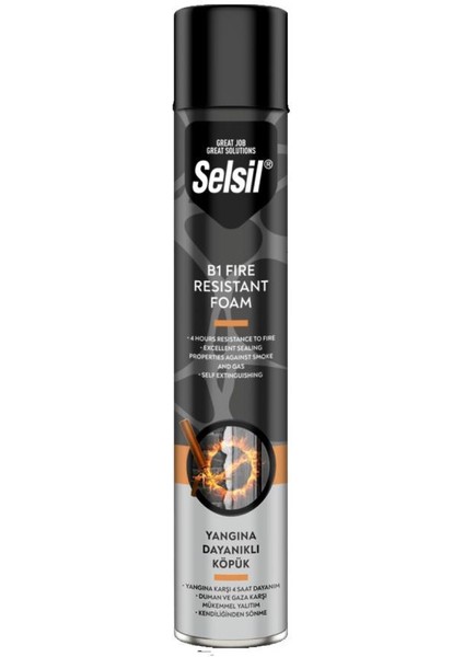 B1 Yangına Dayanıklı Köpük Pipetli 750 ml