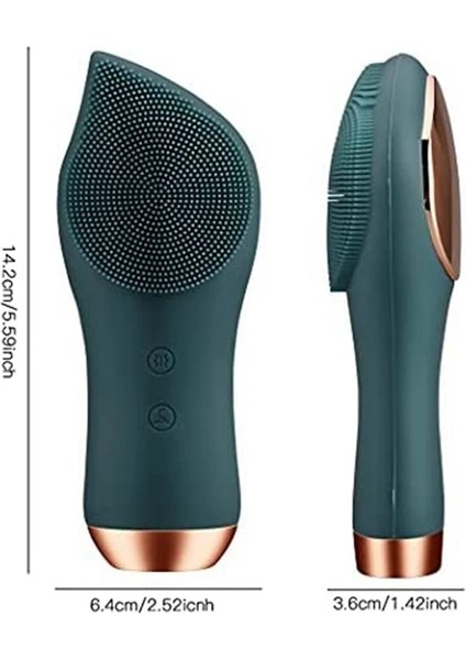 Nazik Eksfoliye Edici Masaj Su Geçirmez Şarj Edilebilir Silikon Cilt Için 3 Mod Sonic Yüz Temizleme Fırçası Cihazı (Yurt Dışından) fiyatları