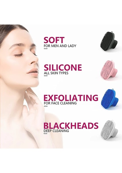Wh Stili Silikon Temizleme Fırçası Jel Yıkama Pedi Peeling Siyah Nokta Remover Yüz Derin Temizleyici Yüz Fırçaları Bebek Banyo Masajı (Yurt Dışından) fırsatları