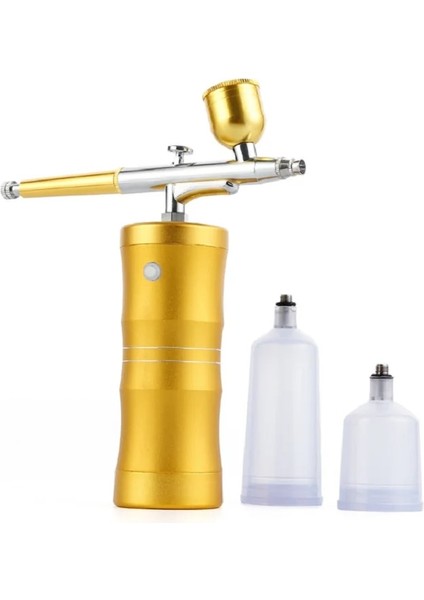 Kırmızı Stil Airbrush Taşınabilir Akülü Yüz Bakım Boya Püskürtme Tabancası Airbrush Kuaför Nano Sis Sis Kiti Mini Hava Kompresörü Püskürtücü (Yurt Dışından) indirimleri