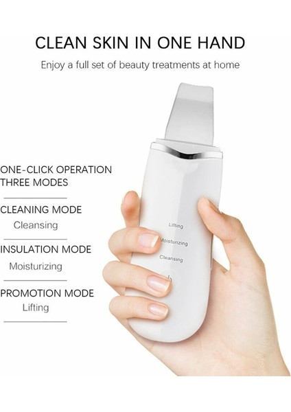 Siyah Stil Sonic Cilt Scrubber Elektrikli Yüz Spatula Dokunmatik Kontrol Siyah Nokta Remover Gözenek Temizleme Aracı Beyaz (Yurt Dışından) indirimleri