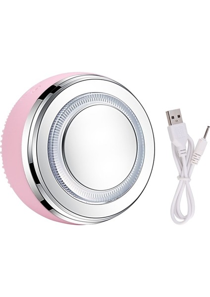 MR402P Stili Ckeyin 2 In 1 Sonic Yüz Temizleme Fırçası Ems LED Foton Terapi Sıcak Kompres Yüz Fırça Masajı Akıllı Maske Cilt Güzellik Cihazı (Yurt Dışından)