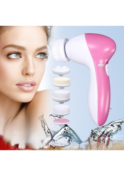 Yeşil Stil Elektrikli Yüz Temizleyici Yıkama Yüz Temizleme Makinesi Cilt Gözenek Temizleyici Vücut Temizleme Masaj Mini Güzellik Masaj Fırçası (Yurt Dışından) modelleri